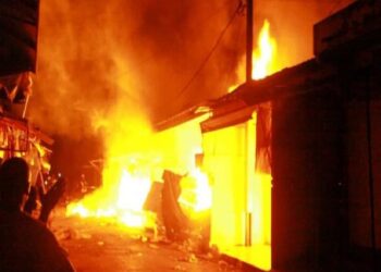 Kaolack: plusieurs cantines parties en fumée dans un incendie au marché ‘’Syndicat’’