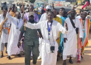 Magal Touba: Talla Sylla est bien arrivé après une longue marche de Thies à la ville sainte (Photos)