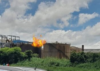 Les images de la Compagnie sucrière du Sénégal (CSS) après l’explosion de ce lundi (vidéo)
