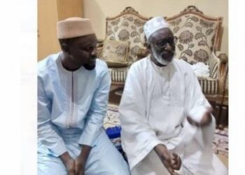 Ousmane Sonko reçu par Thierno Madani Tall