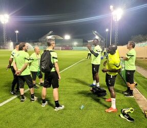 CDM: Vivez en Images la première séance d'entraînement des Lions à Doha