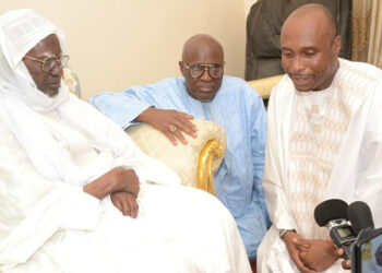 Barthélémy Dias reçu par Serigne Mountakha Mbacké