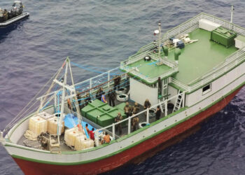 Golfe de Guinée: 10,7 tonnes de cocaïne saisies par la Marine française