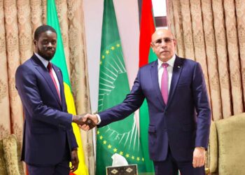 Mauritanie : Faye et Ghazouani ont discuté des relations de coopération bilatérale entre Dakar et Nouakchott