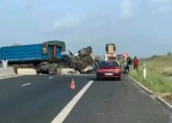 Autoroute de l&rsquo;Avenir : carambolage entre trois poids lourds, la circulation fortement perturbée