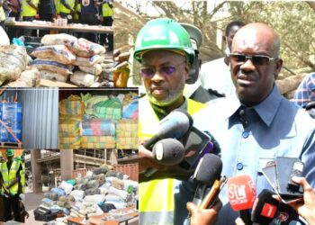 De la drogue d’une valeur estimée à plusieurs centaines de milliards CFA incinérée à Rufisque