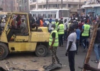 Déguerpissements à Sandaga : Affrontements entre marchands ambulants et agents municipaux