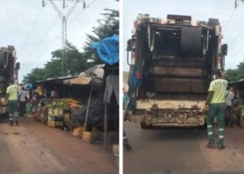 Horreur à Thiaroye : un camion à ordures écrase mortellement un talibé qui s’était endormi près des pneus